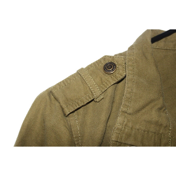 Ann Taylor Women’s Olive Green Military Style Jacket, Size 4, Lightweight - Picture 3 of 4